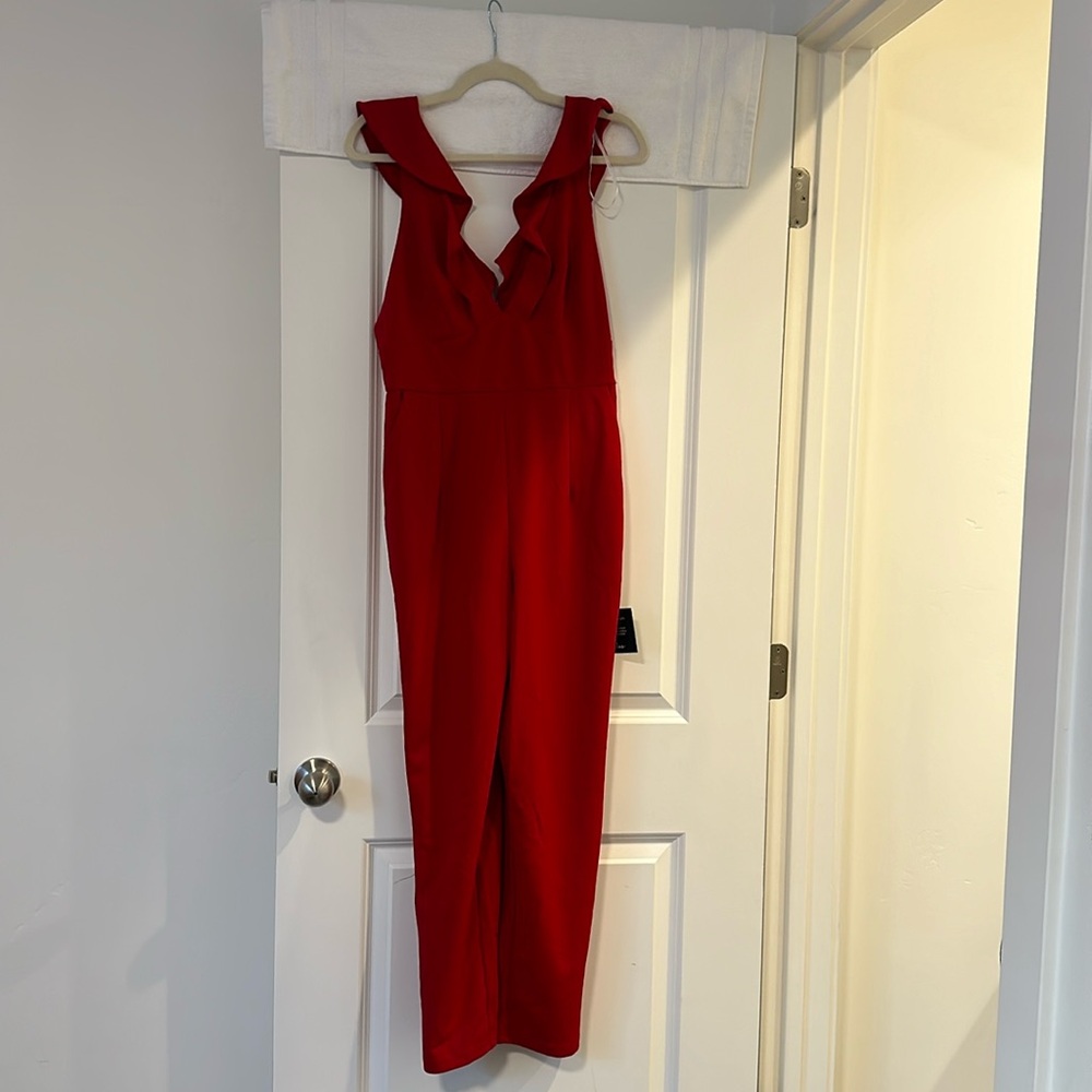 Lulu’s Red Jumpsuit